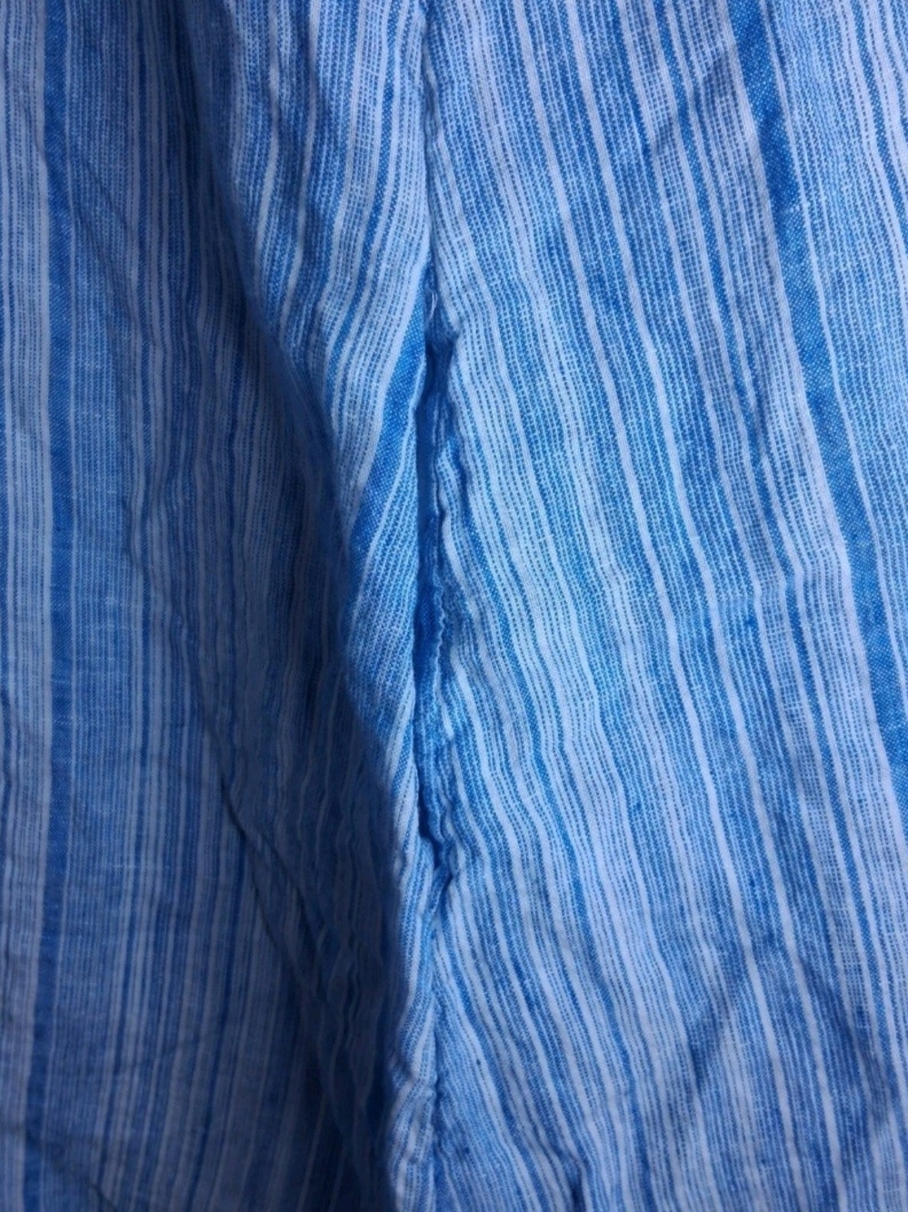 Tahari Lagenlook 100% Linen Striped 1X Dress Essential Coastal Cruise Staple - Picture 6 of 10